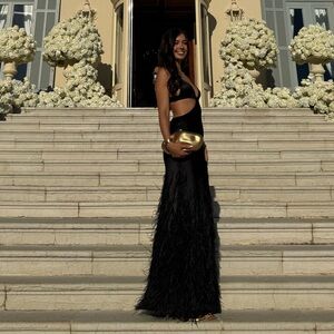 Cult Gaia Black Raisa Gown